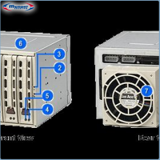 Supermicro CSE-M35S Mobile Rack Black)